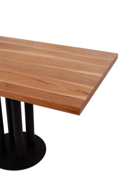 картинка Столешница прямоугольная 160*80 из дубовых ламелей от компании CORSASTYLE